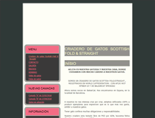 Tablet Screenshot of misgatitos.net